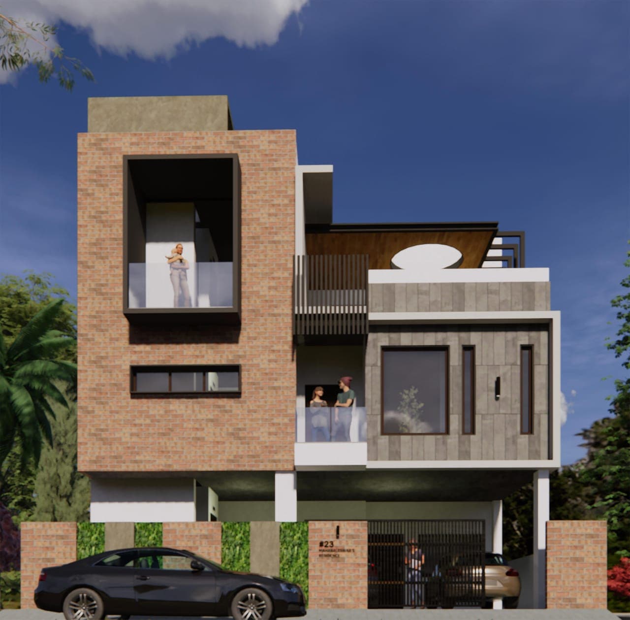 Mahabaleshwara Residence — Luxury Residential project in Banglore,karnataka by Homesphere Studio